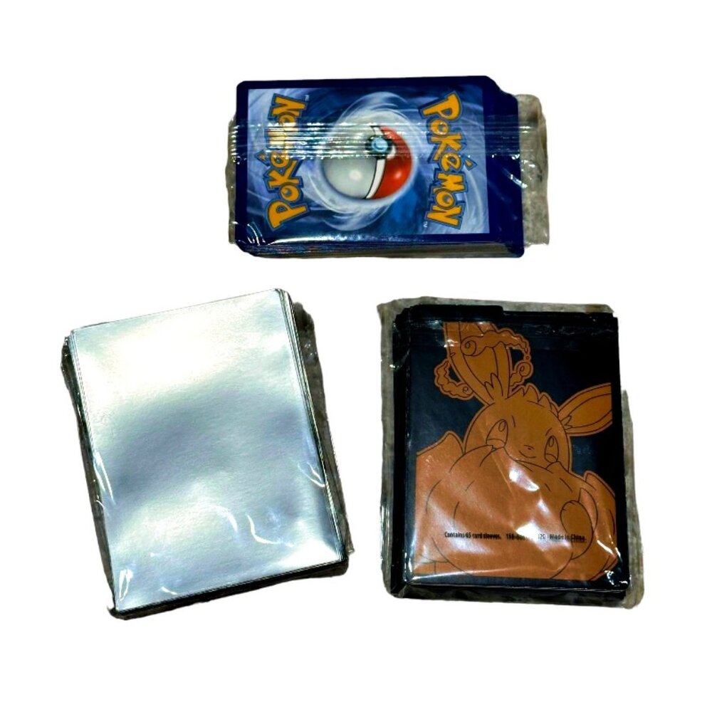 Pokemon TCG Energy Cards 45/45 Complete Pack + 2 Packs Card Sleeves 102/130 READ